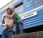 The "Kama" train - the official Perm - Mocow - Perm Express train.