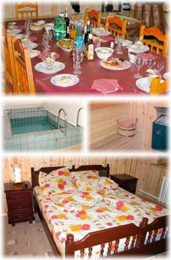 Residentie"Vailand", de meest comfortabele verblijfplaats in de noordelijke Ural. Met een ontzettend lekkere keuken...