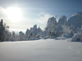 Mount Kolpaki, western Urals