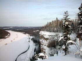 Panoramic view from the rock Vetlan